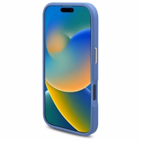 Guess 4G Logotipa plāksne Magnētiskais viedtālruņa apvalks iPhone 16 Pro - zils