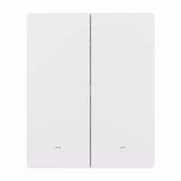SONOFF M5-2C-80W WiFi Matter viedais sienas slēdzis (2 kanāli, rāmim)