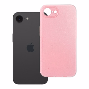 Caurspīdīgs viedtālruņa apvalks 2 mm BLINK iPhone 16e (SE 4 2025) rozā