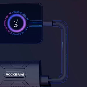 Rockbros 24310002001 850 lm velosipēda lukturis - melns