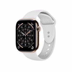 Crong Liquid Apple Watch siksniņa, 44/45/46/49 mm, balta