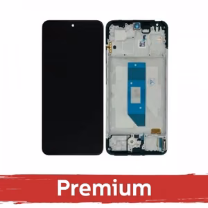 LCD дисплей для Xiaomi Redmi Note 14S с рамкой / Midnight Black / OEM