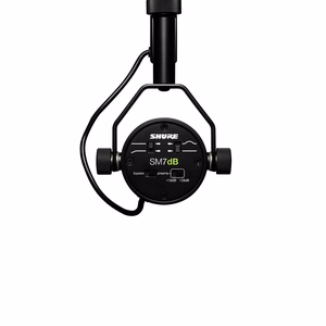 Shure SM7dB dinamiskais vokālais mikrofons ar iebūvētu priekšpastiprinātāju