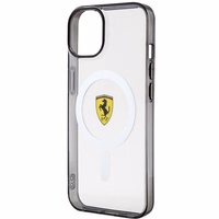 Ferrari FEHMP14SURKT iPhone 14 6.1" caurspīdīgs cietais viedtālruņa apvalks kontūras magnētiskais (MagSafe)