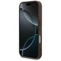 Guess 4G Small Classic Logo MagSafe futrālis iPhone 17 Pro - brūns