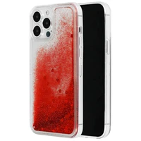 Viedtālruņa apvalks Liquid Heart Iphone 13 Pro Max sarkanas krāsas