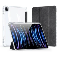 DUX DUCIS planšetdatora maciņš (m) UNID saliekams ar zīmuli uzglabāšanas vietu iPad Pro 13 (2024) melns