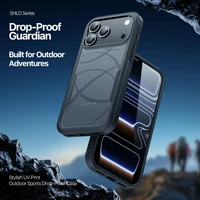 Korpuss Dux Ducis Apple iPhone 17 Pro Max melns (Rhythm Pattern)