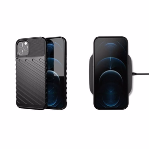 THUNDER viedtālruņa apvalks IPHONE 15 Pro melns