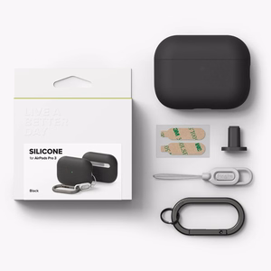 Ringke Силиконовый Чехол для AirPods Pro 3 - чёрный