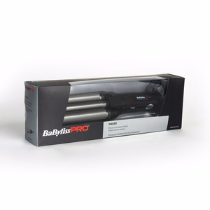 BaByliss TRIPPLE WAVER lokšķēres, melnas, 125 W, 106,3" (2,7 m)