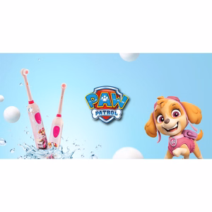 Paw Patrol bērnu oscilējošā zobu birste MOTO rozā