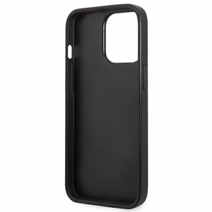 Karl Lagerfeld Allover viedtālruņa apvalks iPhone 13 Pro / iPhone 13 - melns