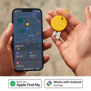 Chipolo POP Bluetooth izsekotājs ar nomaināmu bateriju iOS un Android ierīcēm, dzeltens