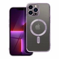 ELECTRO MAG COVER viedtālruņa apvalks saderīgs ar MagSafe iPhone 13 Pro Max tumši violets