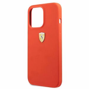 Ferrari FESSIHCP13XRE iPhone 13 Pro Max 6.7" ciets silikona viedtālruņa apvalks sarkans/sarkans