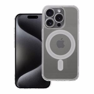 Case Clear Mag Cover (MagSafe) for iPhone 15 Pro transparent
