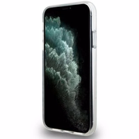DKNY IML mono un svītras magnētiskais viedtālruņa apvalks iPhone 11 / Xr - melns