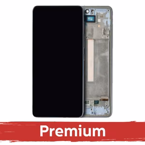 LCD ekrāns Samsung A536 A53 5G ar rāmi, zils (OEM)