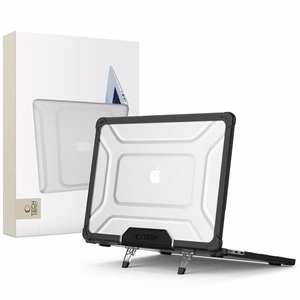 Tech-Protect SmartShell Pro apvalks MacBook Air 15" 2023-2025 M2 / M3 / M4 - caurspīdīgs un melns