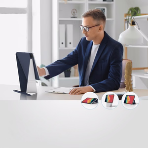 AmazingThing Matte Pro Mag Folio apvalks ar statīvu iPad Air M3 13" - Zils