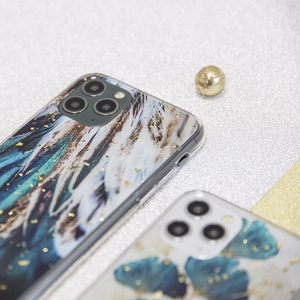 Gold Glam чехол Samsung Galaxy A15 4G / A15 5G feathers