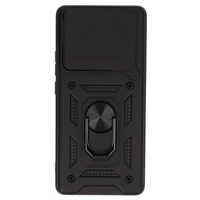 Slide Camera Armor viedtālruņa apvalks Xiaomi Redmi Note 14 5G melns