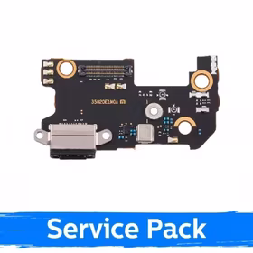 Uzlādes ports saderīgs ar Xiaomi Mi 8 ar elastīgais kabelis / Plata (Service Pack)