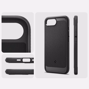 Spigen Core Armor Magnētiskais MagSafe viedtālruņa apvalks iPhone 16e - melns