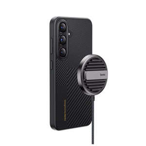 Benks Montage Magnetic Armor Pro Kevlar Case Metal Frame 600D+1500D (MA41) for Samsung Galaxy S24 Plus black