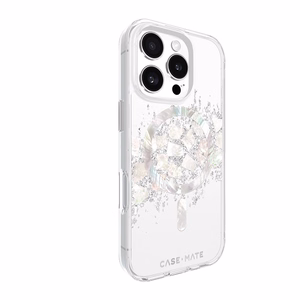 Case-Mate Karat MagSafe vāciņš ar perlamutra ielaidumiem ierīcei iPhone 16 Pro, A Touch of Pearl