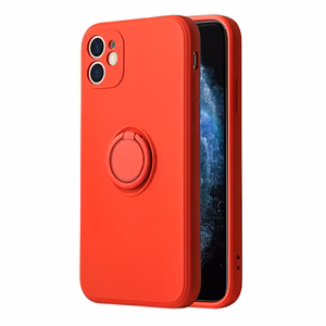 Vennus силиконовый чехол с кольцом для Iphone 11 Pro красный