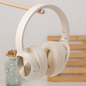HOCO bezvadu austiņas bluetooth ANC W54 pienbalts