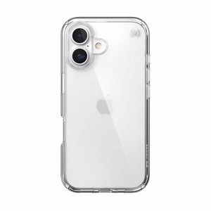 Caurspīdīgs Speck Presidio Perfect-Clear vāciņš iPhone 16 tālrunim