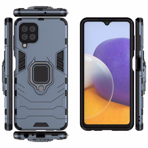 Wozinsky Žieda apvalks ar statīvu izturīgs zils Samsung Galaxy A22 4G