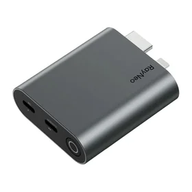 HDMI uz USB-C adapteris AR RayNeo briļļu uzlādei