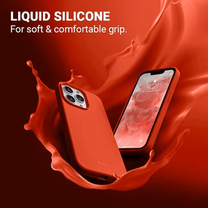 Crong Color Cover vāciņš ierīcei iPhone 13 Pro Max, sarkans