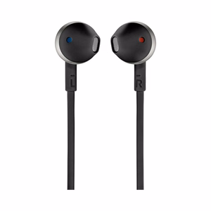 JBL T205 vadu austiņas austiņām ar 3,5 mm mini jack ligzdu - melnas krāsas
