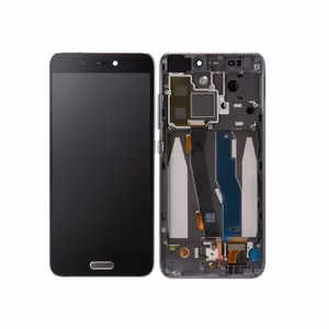 LCD displejs saderīgs ar Xiaomi Mi 5 balts ar rāmi HQ