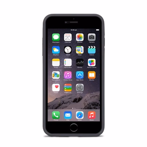 Moshi iGlaze Napa hibrīda vāciņš ar vegāniskās ādas aizmuguri iPhone 6s Plus / 6 Plus, “Midnight Blue” krāsā
