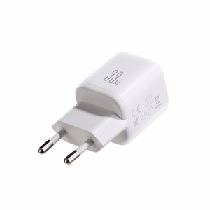 Joyroom JR-TG7 33W USB-A + USB-C sienas lādētājs ar 60W USB-C uz USB-C 1m kabeli balts