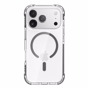 Rock Crystal Clear Magnetic Series чехол для Iphone 17 Pro прозрачно-чёрный
