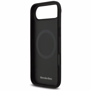 Mercedes Ādas Liels Laurel Lapu Magnētiskais viedtālruņa apvalks iPhone Air - melns