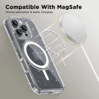 Tech-Protect FlexAir Hybrid Magnētiskais viedtālruņa apvalks iPhone 16 Pro Max - caurspīdīgs