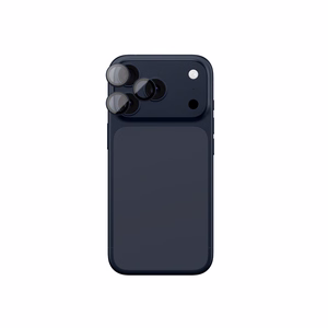 AmazingThing сапфировое стекло для камеры iPhone 17 Pro / Pro Max - с синей рамкой