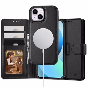 Tech-Protect Wallet MagSafe apvalks iPhone 13 - melns