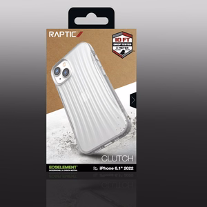 Raptic X-Doria Clutch viedtālruņa apvalks iPhone 14 aizmugure caurspīdīga