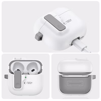 Tech-Protect plāns āķa apvalks AirPods 4 - balts