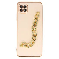 Viedtālruņa apvalks Samsung Galaxy A22 5G (dizains 4) (m) - gaiši rozā