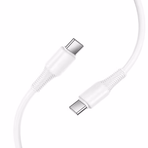 Кабель USB C to USB C Hoco 3A 60W 1 m X120 белый